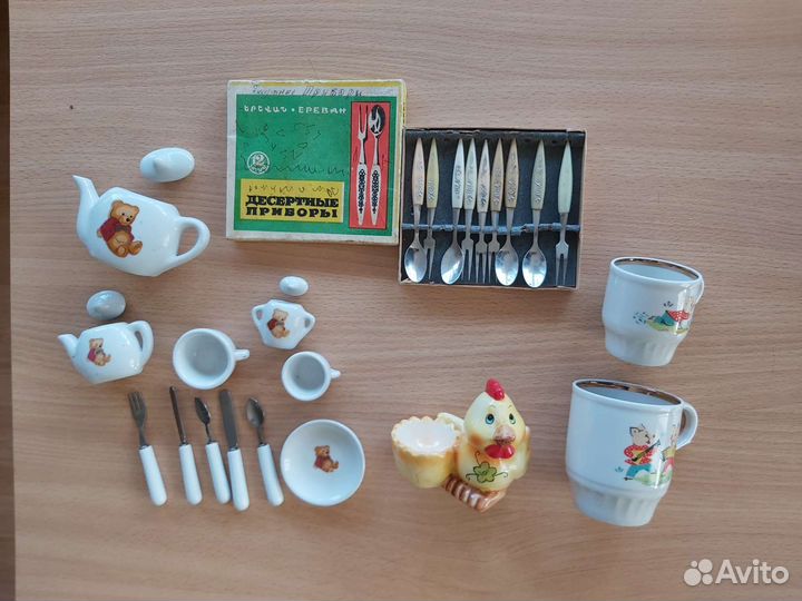 Детские игрушки и посуда из СССР
