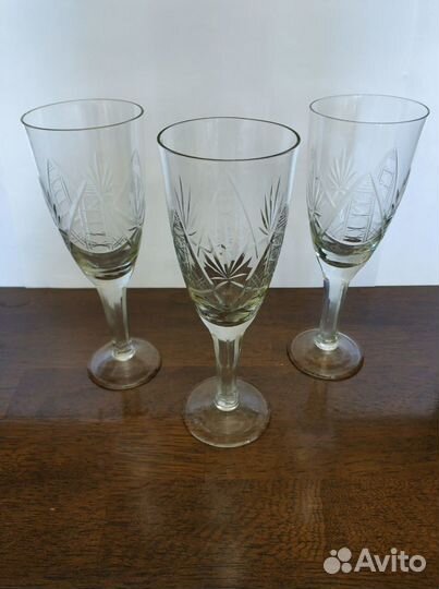 Бокалы дореволюционные ручной работы
