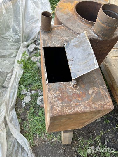 Печь для бани с баком