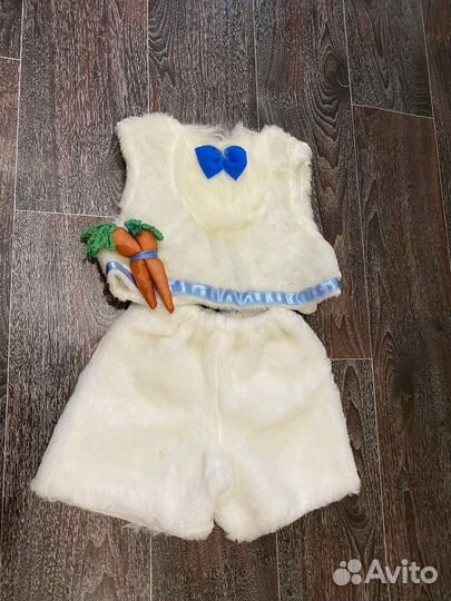 Новогодний костюм зайчика 3-5 лет