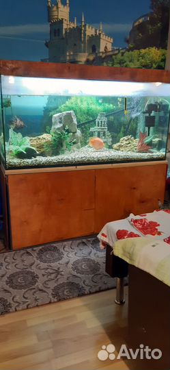 Аквариум с тумбой