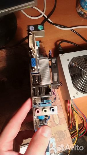 Материнская плата am3 с процессором и памятью