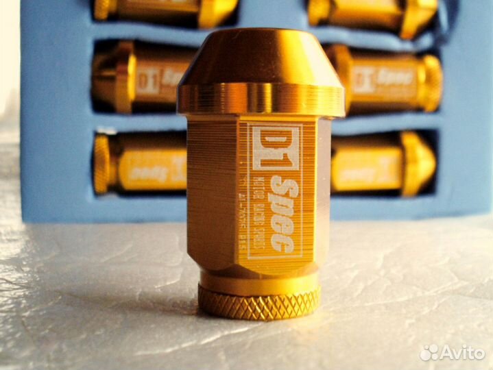 Гайки D1 Spec M12x1.5 (Золотой)