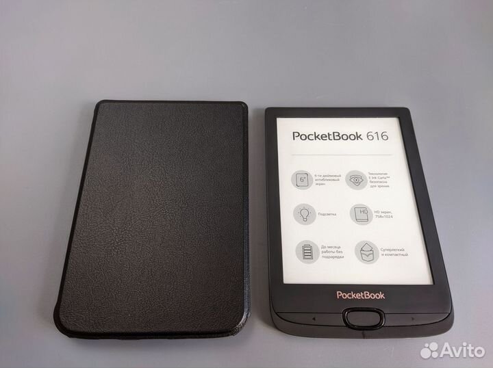 Pocketbook 616 (Coolreader, новый чехол)
