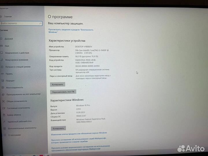 Игровой пк+Монитор 144гц i5-11400F RTX 3060 TI