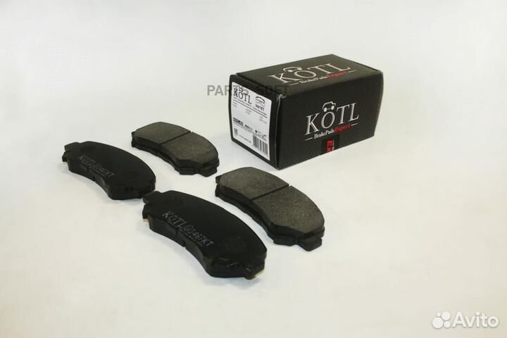 Kotl 3467KT Колодки тормозные nissan qashqai/qashq