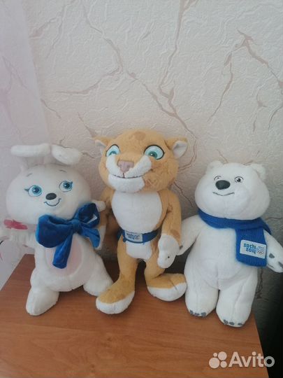 Мягкие игрушки- символ олимпиады