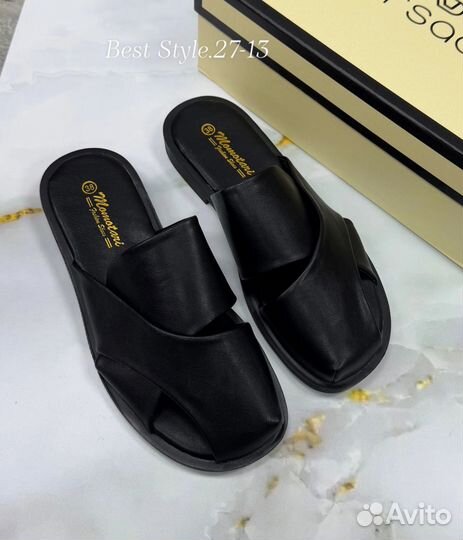 Шлепки женские мюли (много цветов)