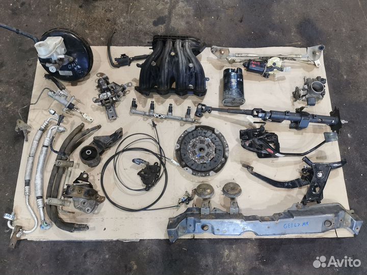 Запчасти для geely MK cross