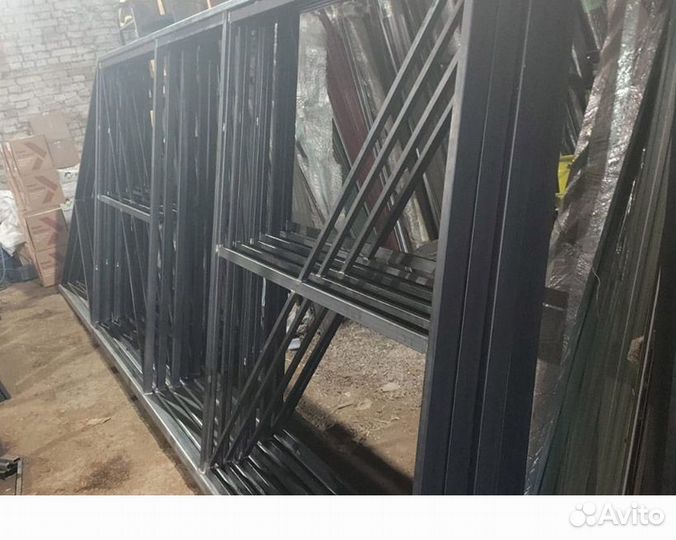 Откатные ворота - каркас