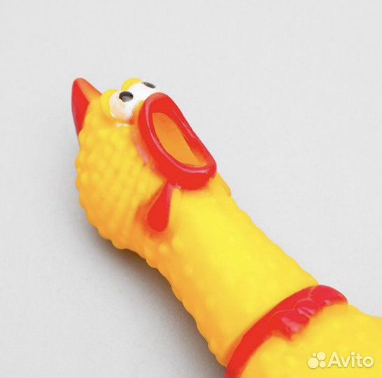 Курица пищалка для собак