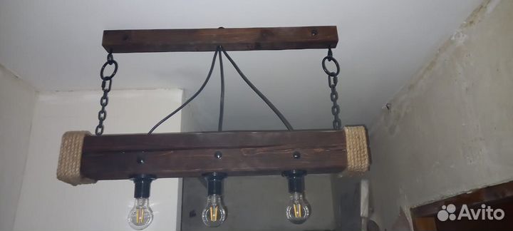 Люстры, бра, столы в стиле лофт, на заказ