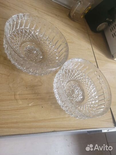 Ваза для фруктов хрусталь СССР