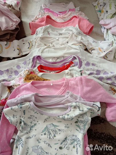 Детские вещи пакетом 0-3 месяца
