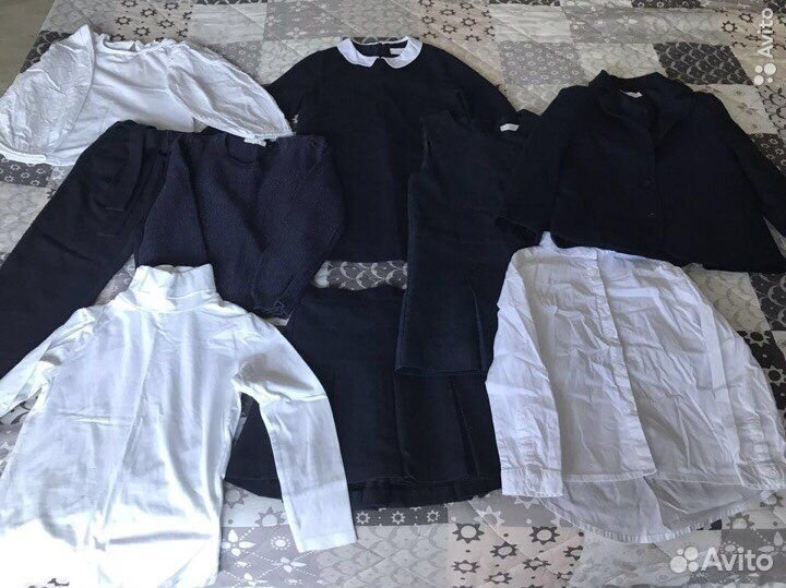 Школьная форма для девочки Mango пакетом, р. 116