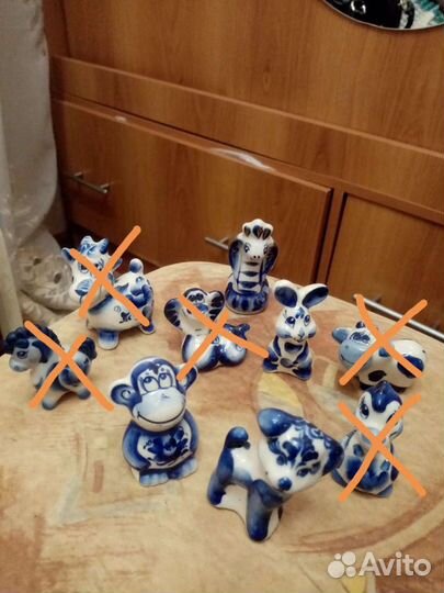 Фарфоровые статуэтки. Гжель