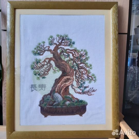 Картина вышитая крестом