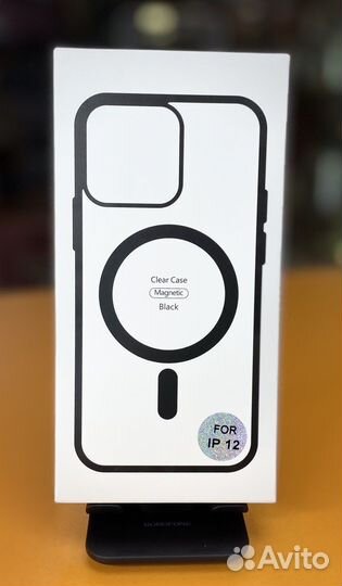 Чехол на iPhone 12 с magsafe черный