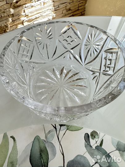 Ваза хрустальная СССР, салатники, для варенья