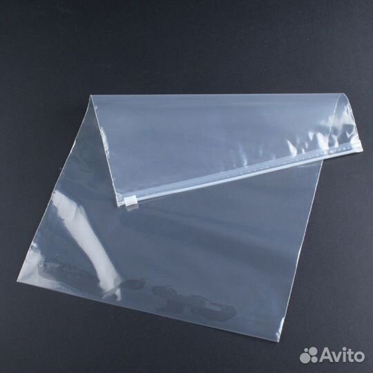 Пакеты с клеевым клапаном, zip lock, с бегунком