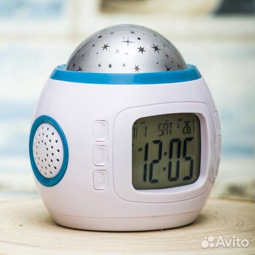 Музыкальные часы-будильник с проектором