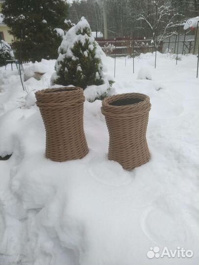 Кашпо, лежанки для животных из ротанга