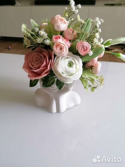 Букет цветов из мыла