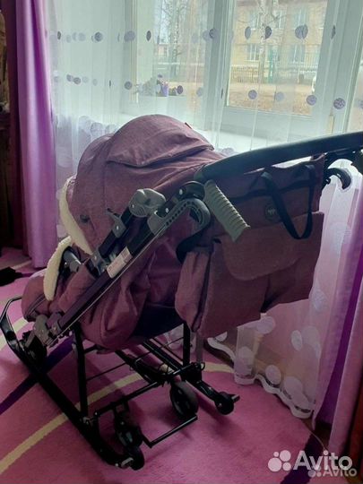 Коляска санки