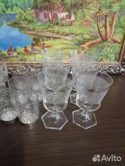 Бокалы и стопки СССР