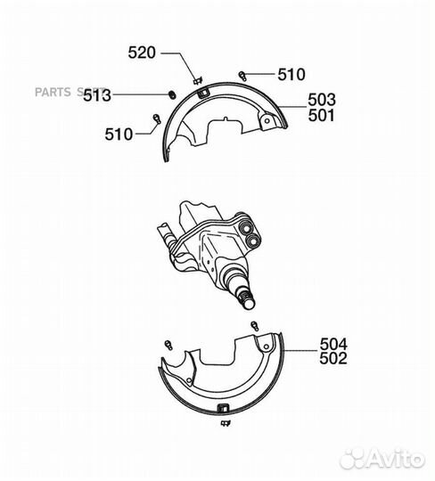BPW 9900000089 99.00.000.0.89 пылезащитные щитки к