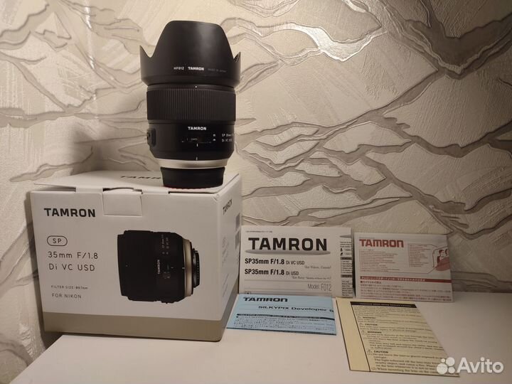 Объектив Tamron 35mm F/1.8 Di VC USD Nikon F Идеал
