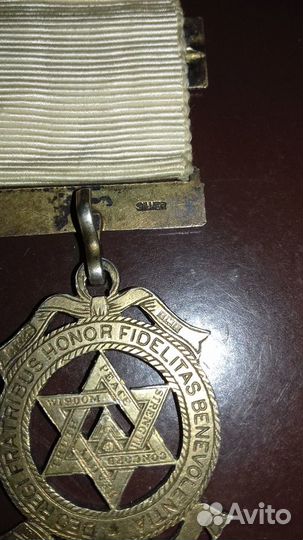 Медаль Масоны. Серебро. Оригинал. Очень редкая