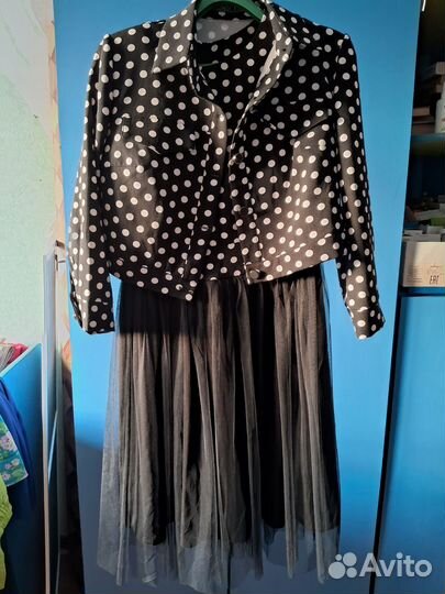 Платье с жакетом