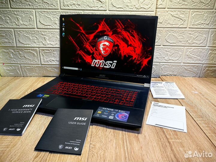 Игровой ноутбук MSI Katana 17 i5 / RTX 2050 4 Gb