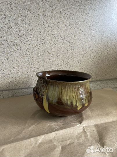 Горшок глиняный Роузбоул