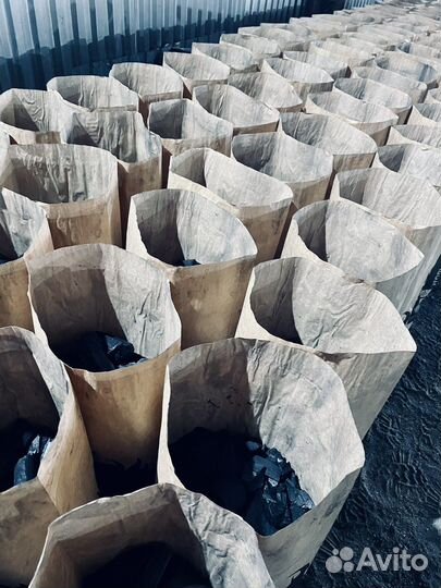 Уголь древесный березовый в мешках