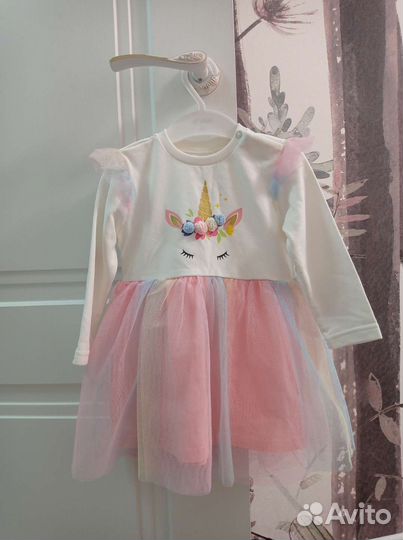 Платье для девочки 86