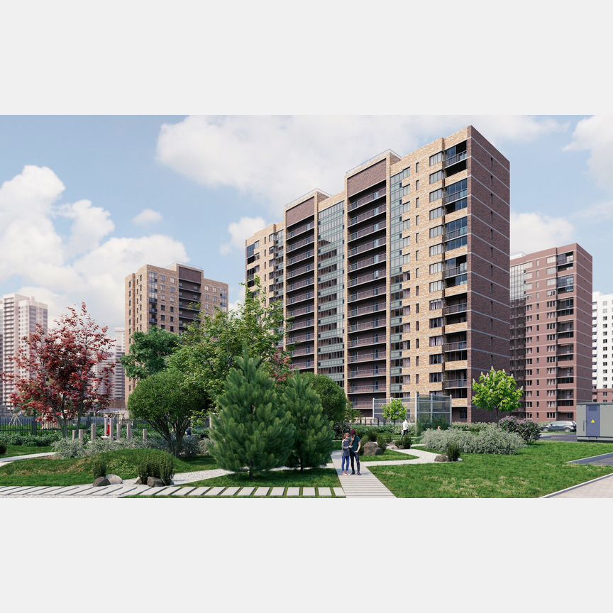 3-к. квартира, 71,7 м², 1/27 эт.