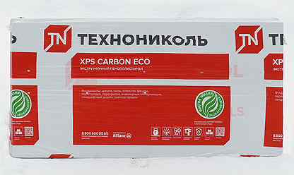 Экструдированный пенополистирол Carbon ECO 50мм