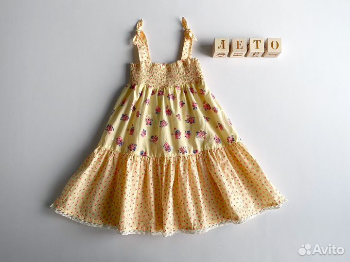 Платье сарафан для девочки 98 104 HM новое