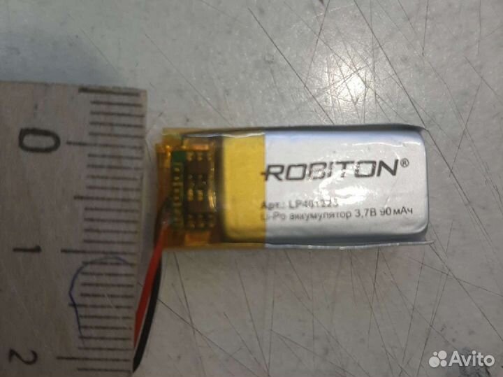 Новый литийионный аккумулятор 3,7 v 90mA
