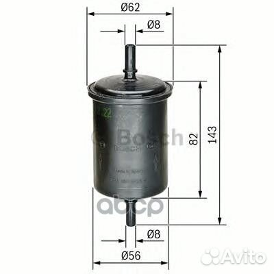 Фильтр топливный PSA/renault 0450902161 Bosch