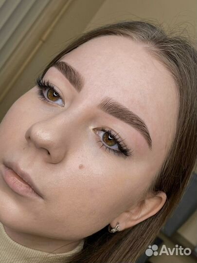 Архитектура бровей, ламинирование бровей/ресниц