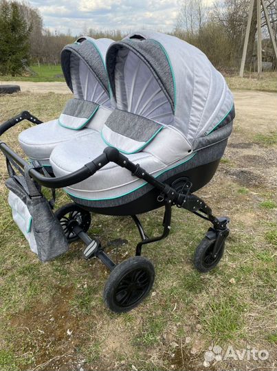 Коляска 2 в 1 indigo duo 18
