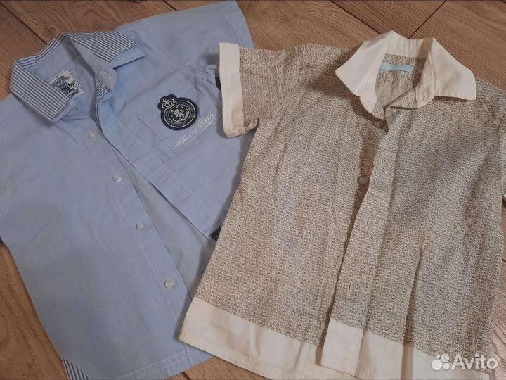 Рубашки для мальчика 92