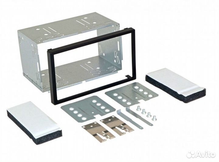 Салазки универсальные для установки 2DIN магнитолы