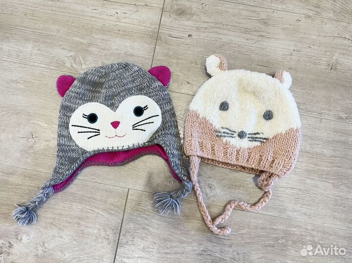 Шапочки трикотажные hm