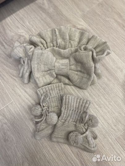 Теплый комплект на выписку