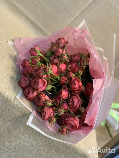 Розы Кустовые 9 11 15 25 35 51 101 роза