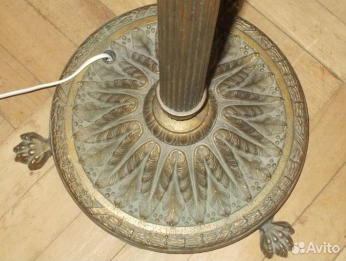 Винтажный бронзовый торшер, люстры СССР разные